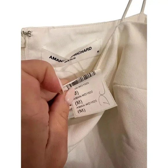 NEW - NWT Amanda Uprichard x Revolve Avani Gown Black & Ivory Sz M - Picture 7 of 7